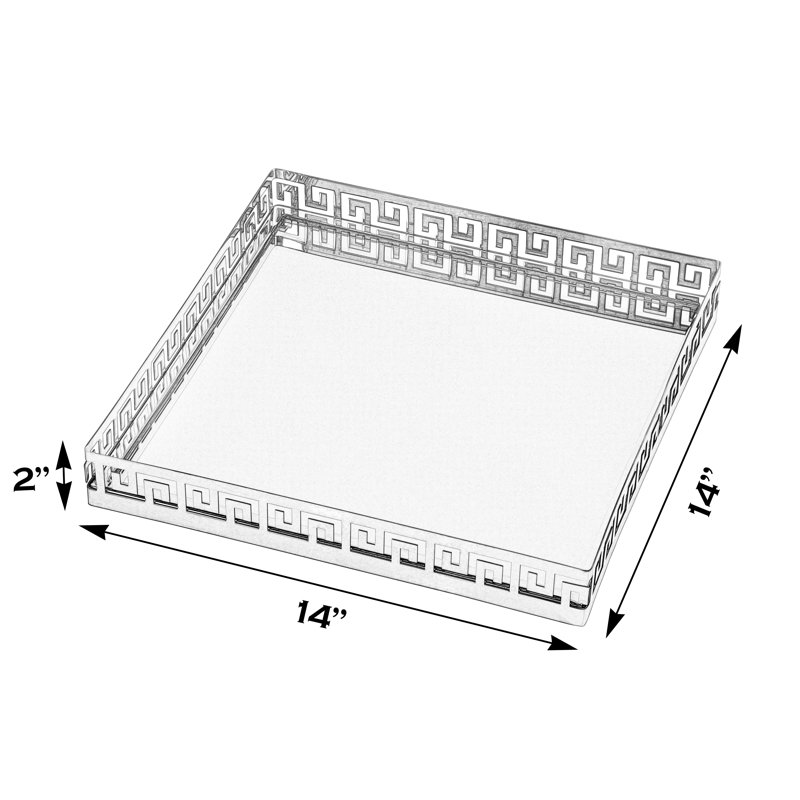 Khusbu Rectangle Serving Tray