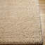 Tapis beige en polyester tissé à la machine Cristiona-1640286939