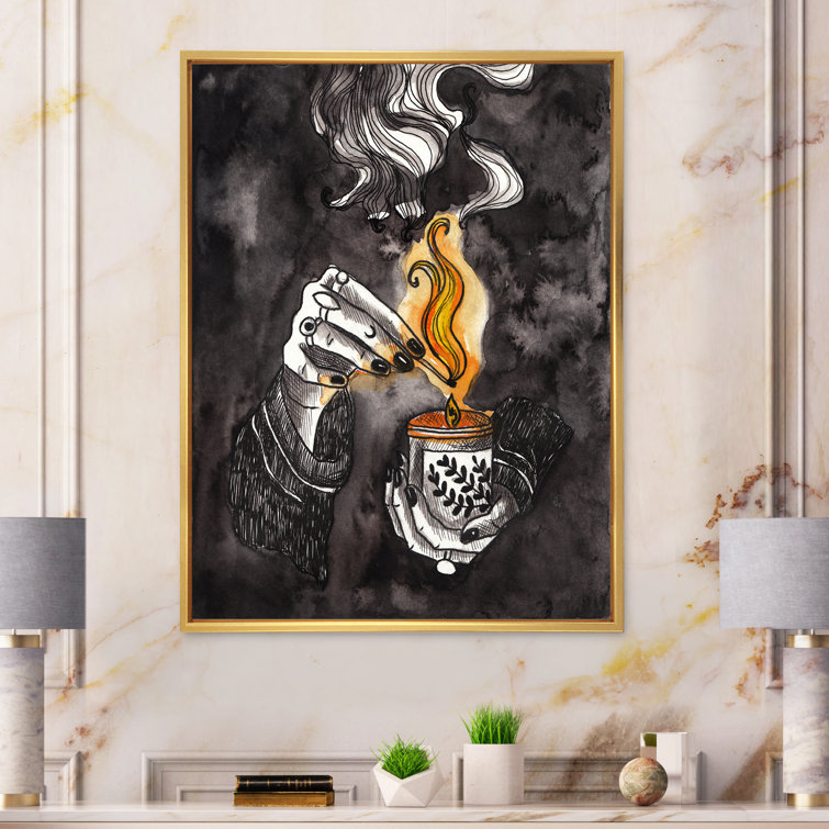 FOLKOR Gold Floating Frame for 30x40 Canvas Paintings, DIY Metal Canvas  Frame with 1.5 Deep, Floater Frame for Canvas Wall Art/Portrait/Landscape