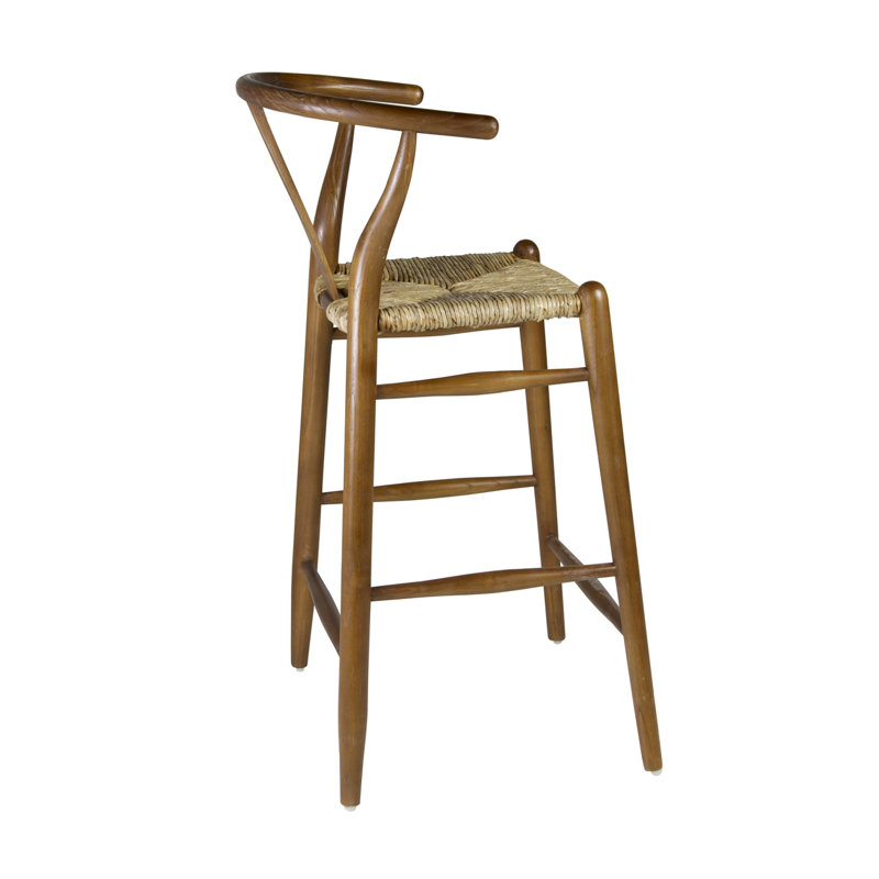 Nimes Counter Stool with Solid Wood Frame