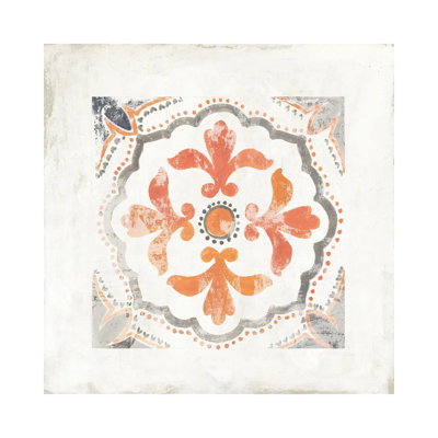 Moroccan Coral III by Tom Reeves - Wrapped Canvas Painting