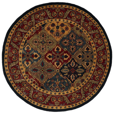 Tapis géométrique en laine / coton / latex touffeté à la main Scarlata