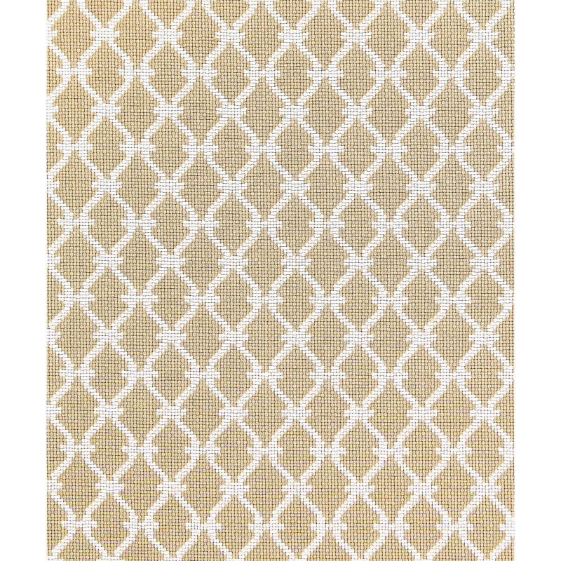 Tissu à treillis Oriana, Sable
