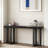 Geometric Design Console Table, Behind Couch Table-658975410