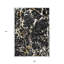 Tapis intérieur lavable rayé noir 9 pi x 12 pi