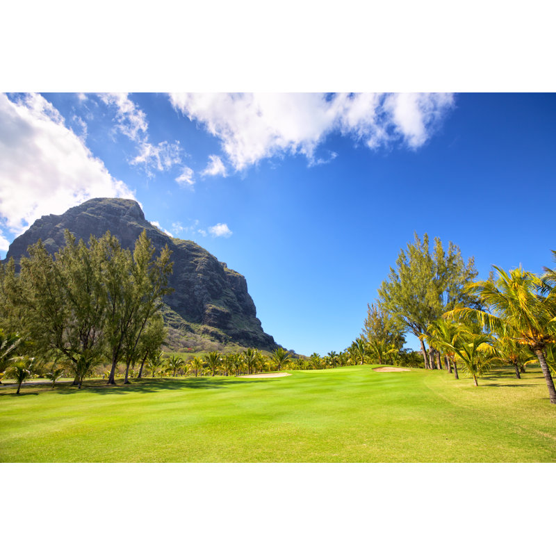Golf Course, Mauritius by Dibrova - Wrapped Canvas Print, 30cm H x 46cm W