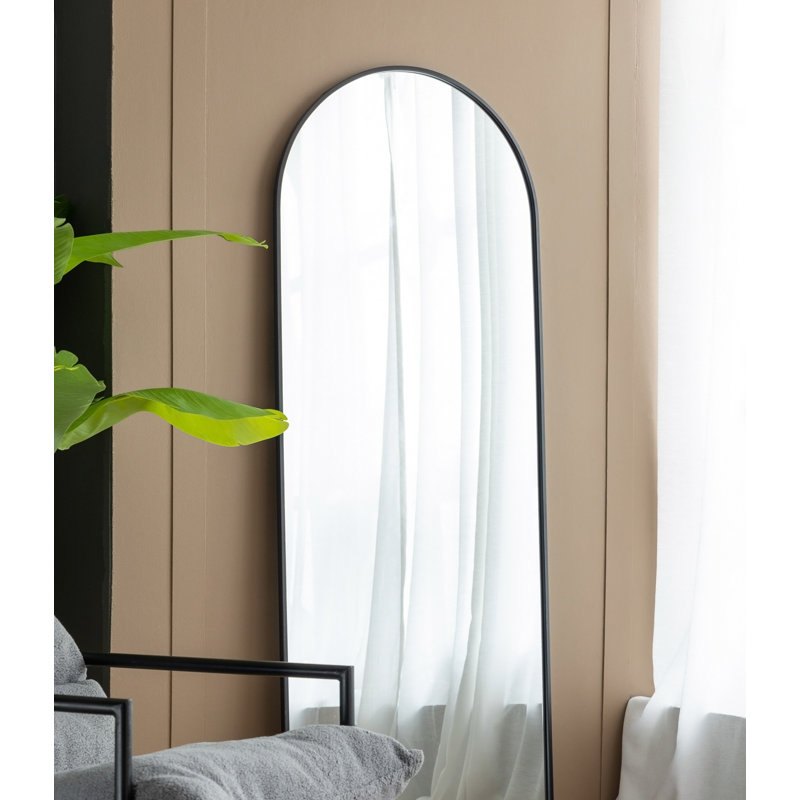 Miroir 28 po x 1 po x 74 po Celine, Noir