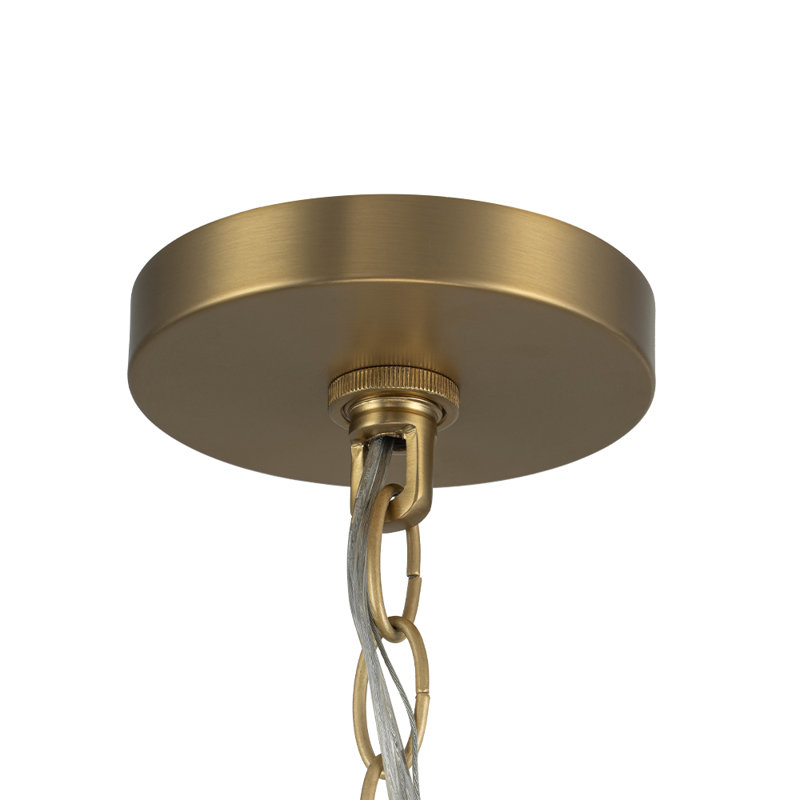Lustre traditionnel à 5 lumières de style bougie
