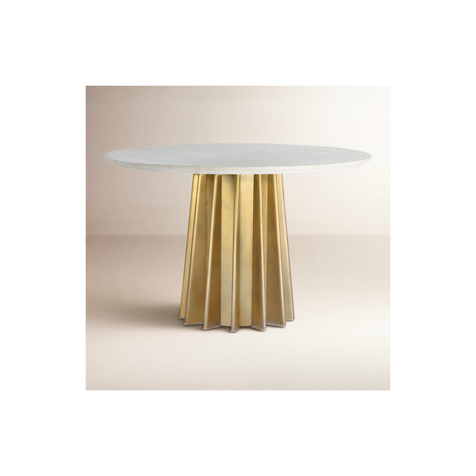 Premont 47'' Round Marble Dining Table
