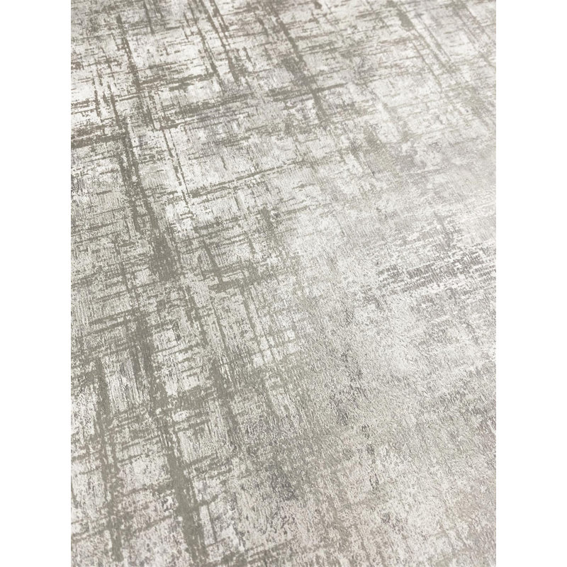 Etta Texture Wallpaper - For Living Room, Bedroom, Fireplace - Textured Finish, Geometric Pattern, Beige