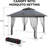 12x12 ft Pop-Up Canopy Gazebo with Mosquito Netting & Curtains, 2-Tier Vented Top, UPF 50+ UV Protection for Patio, Backyard, Party, Camping-124931375-124931376