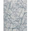 Tapis bleu sarcelle à motif abstrait Aybek-1827704399