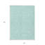 Tapis bleu sarcelle et turquoise 10 'X 14'