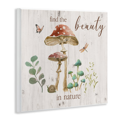 Find Beauty In Nature Wall Plaque Art by Nan