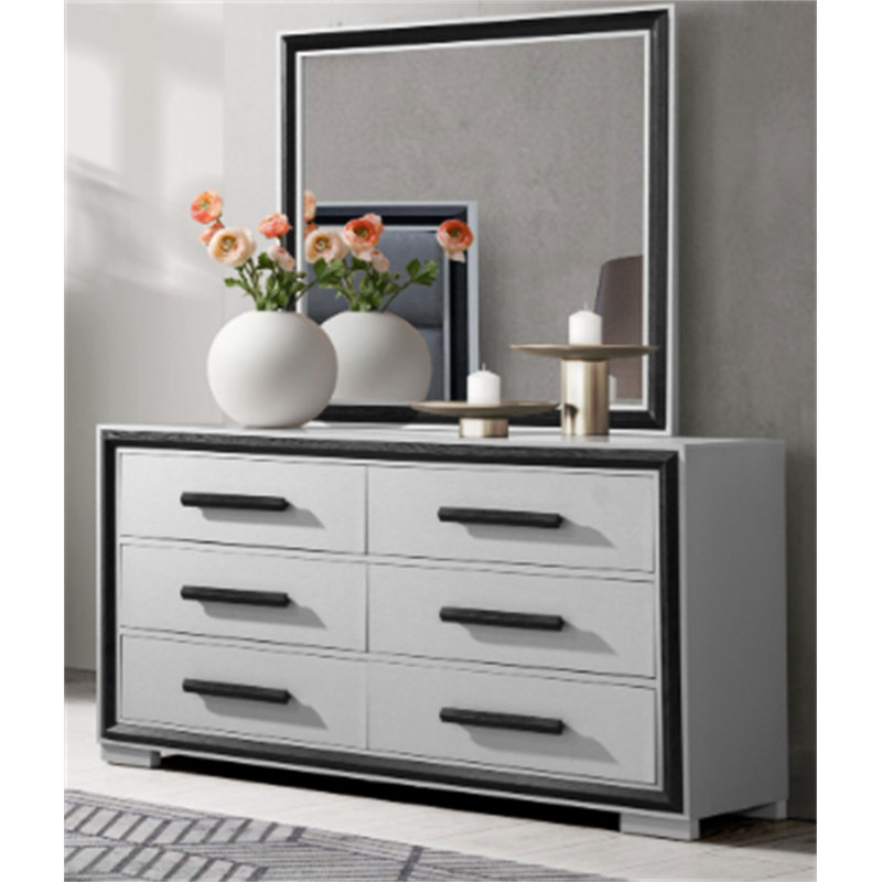 DRESSER NOIR GRIS ADELAIDE