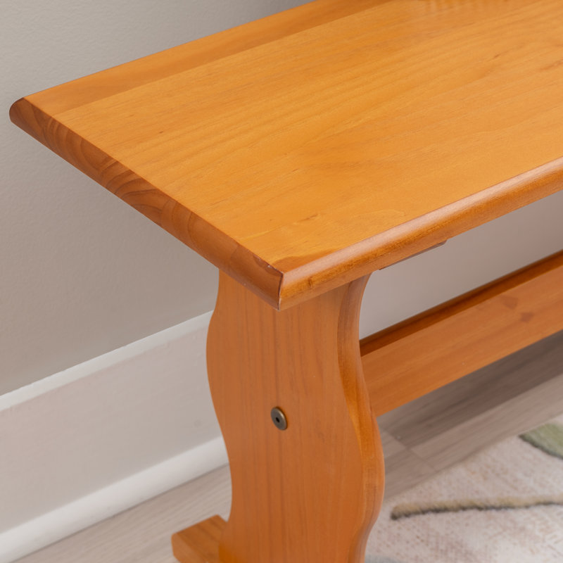 Banc en bois Jiles, Naturel