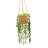 15" String of Pearls in Hanging Planter