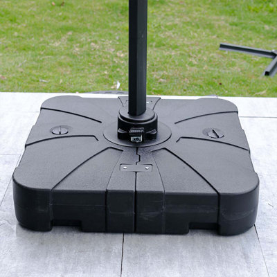 Adames 8 kg Plastic Umbrella Base with Wheels