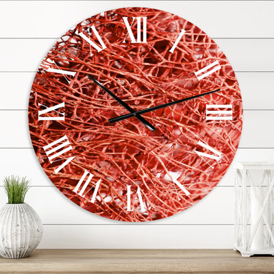 Organic Macro Texture Wall Clock