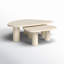 Zion Coffee Table Set - Merlot Marble-939944889