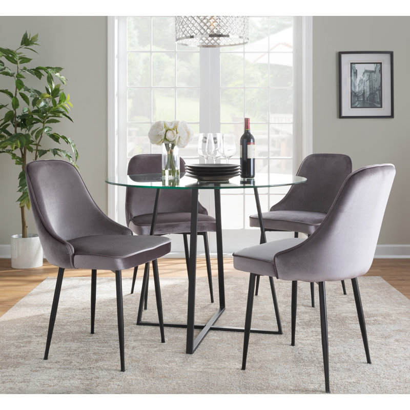 Chaise de salle à manger Marcel, Noir