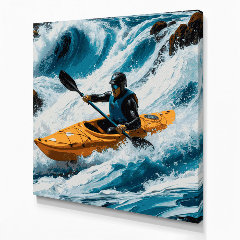 Art mural en toile Sports, H 12 po x l 12 po