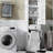 Bathroom Storage Cabinet Laundry Cabinet with 1 Storage cabinet and 1 Drawer