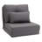 HOMCOM 2-In-1 Floor Lazy Sofa With 5 Position Adjustable Backrest