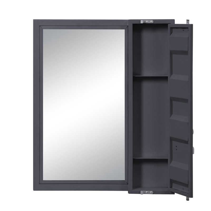 Hartfo Accent Mirror, Dark Gray