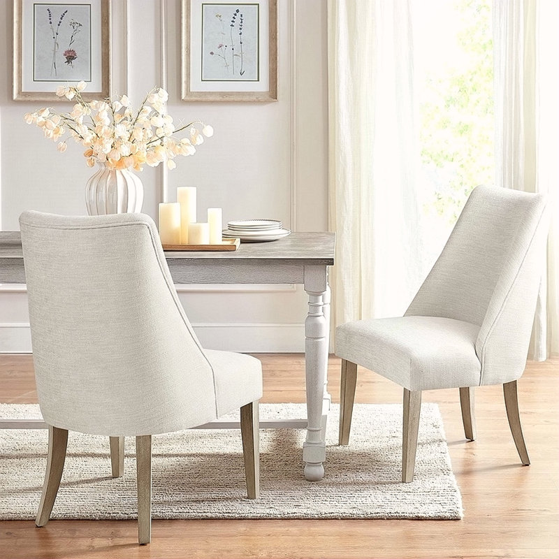 Upholstered Dining Chair, Ivory