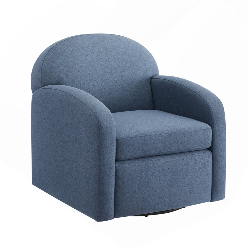 Chaise pivotante bleue, Bleu