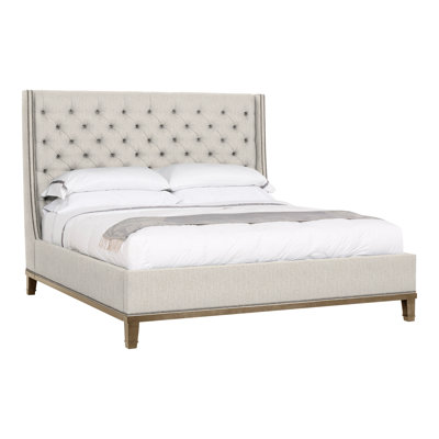 Michael Weiss Solid Wood Wingback Bed