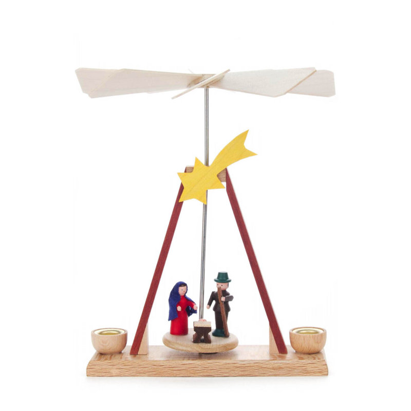 Home Imports Mini pyramide de crèche en bois Emporium