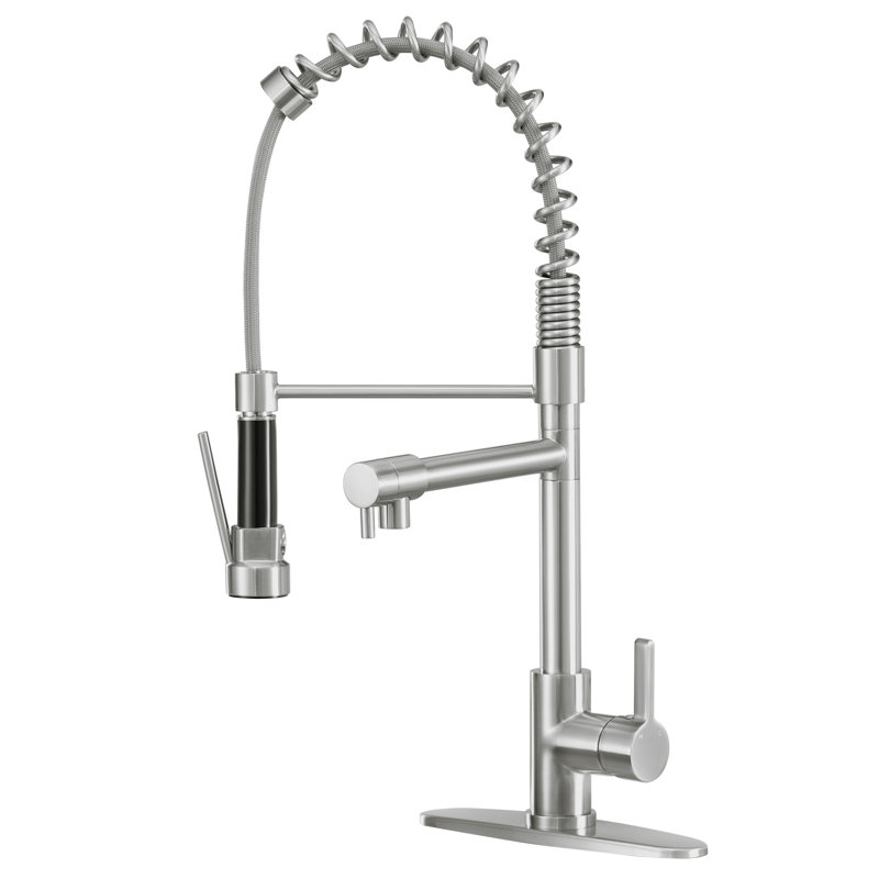 ABTIABGY Kitchen Faucet, Brushed Nickel