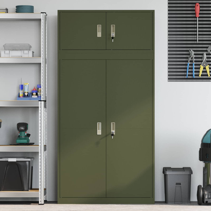 Storage Cabinet, Olive Green
