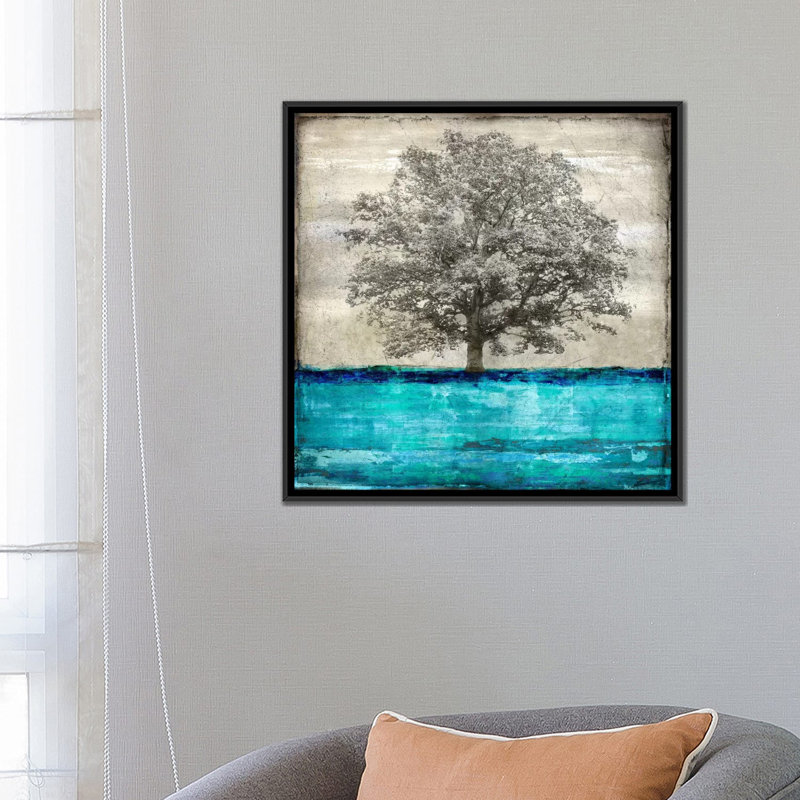 « majestic », impression sur toile, H 18 po x l 18 po x P 1,5 po, Toile avec cadre noir, Pas de tapis