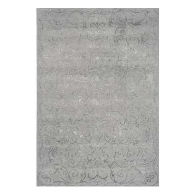 Detrick Damask Area Rug