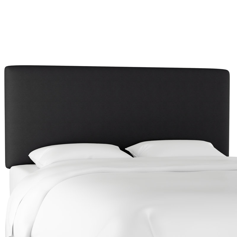 Eisley Upholstered Headboard, California King, Classic Black Linen