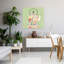 Art floral mural, oiseau de jardin-1023592452