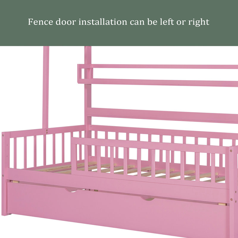 Ballone Daybed, Pink, Twin