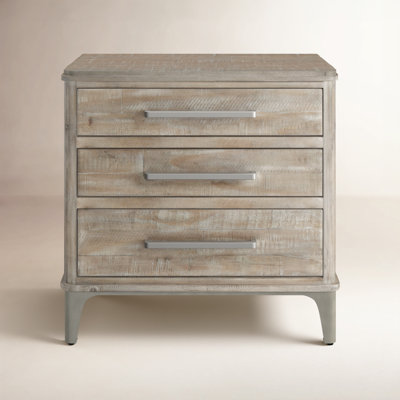 Mauve 3 - Drawer Nightstand