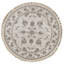 High-Quality Hand-Knotted Ivory Area Rug