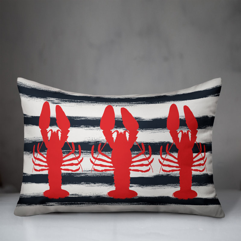 Designs Direct Creative Group Nautical Lobster Lumbar Pillow
