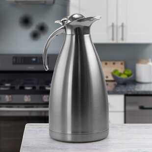 Flantor 68oz Thermal Coffee Carafe Insulated Coffee Thermos Pitcher,  Stainless Steel Double Walled Vacuum Insulated Pot, Tea Water Coffee  Hot/Cold