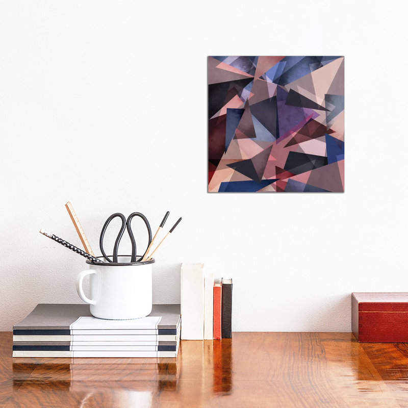 Fragments II by Mareike Böhmer - Wrapped Canvas Gallery-Wrapped Canvas Giclée, 30.48 cm H x 30.48 cm W
