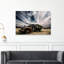 Camion rouillé sous le ciel, paysage rustique classique et dramatique, affiche murale nature-808960386