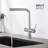 KIBI Circular 2-in-1 Single Hole Pull Out Kitchen Faucet-92622805