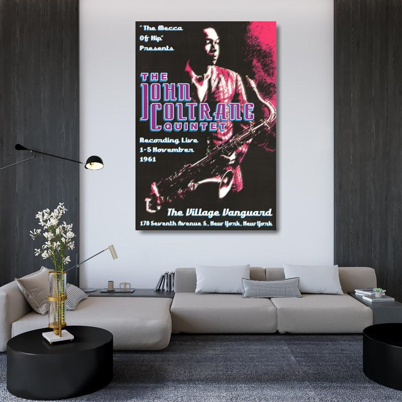 John Coltrane ,1961 IMA-U376, H 48 po x l 32 po