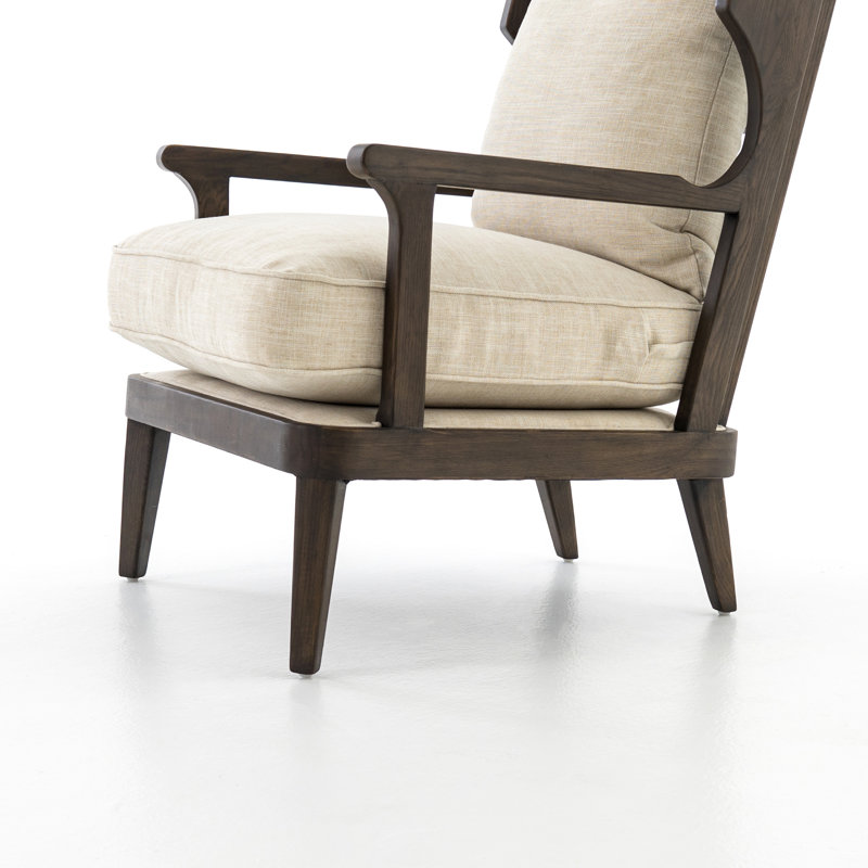 Lennon Armchair, Heirloom Black Genuine Leather