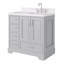 Ensemble de meuble-lavabo simple 36,25 po avec plateau en quartz Abshire-138338353-138338354-94668909